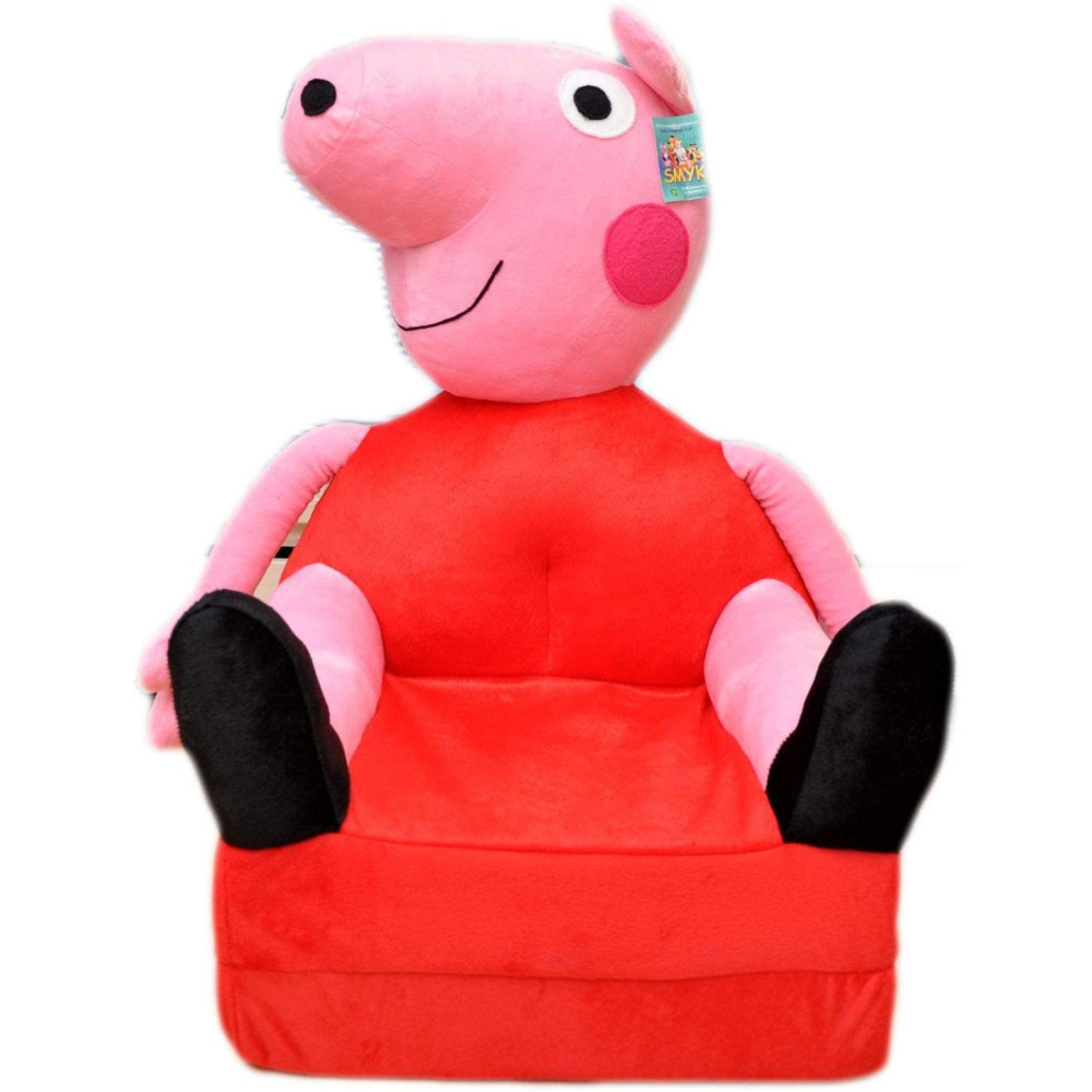 Poltroncina divanetto in peluche per bambini di Peppa Pig