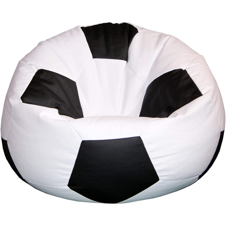 Pouf, football, Pallone Calcio 100 cm. bianco /nero