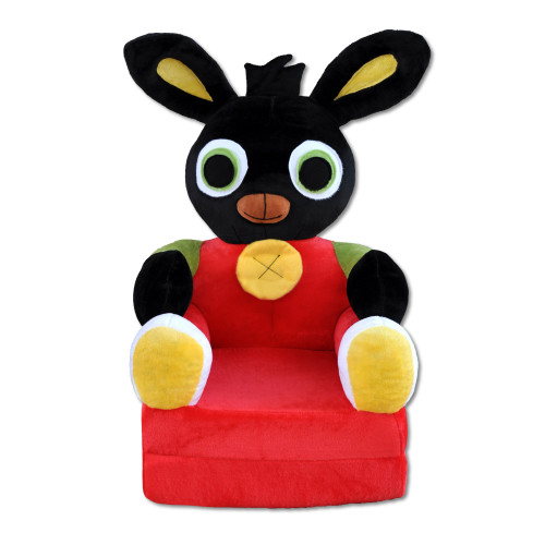 Poltrona, poltroncina apribile, divanetto per bambini in morbido peluche. Divano e giocattolo Ping.