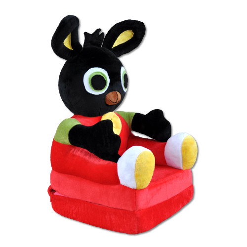 Poltrona, poltroncina apribile, divanetto per bambini in morbido peluche. Divano e giocattolo Ping.