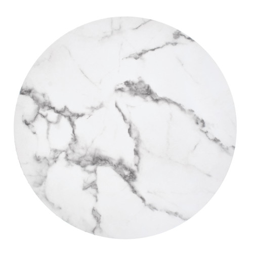 ADRIANNA- Nowoczesna ława z czarnym stelażem i białym blatem