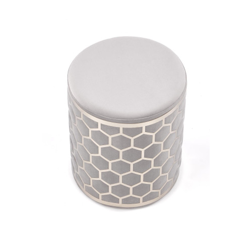 ACQUA. Elegante pouf glamour moderno