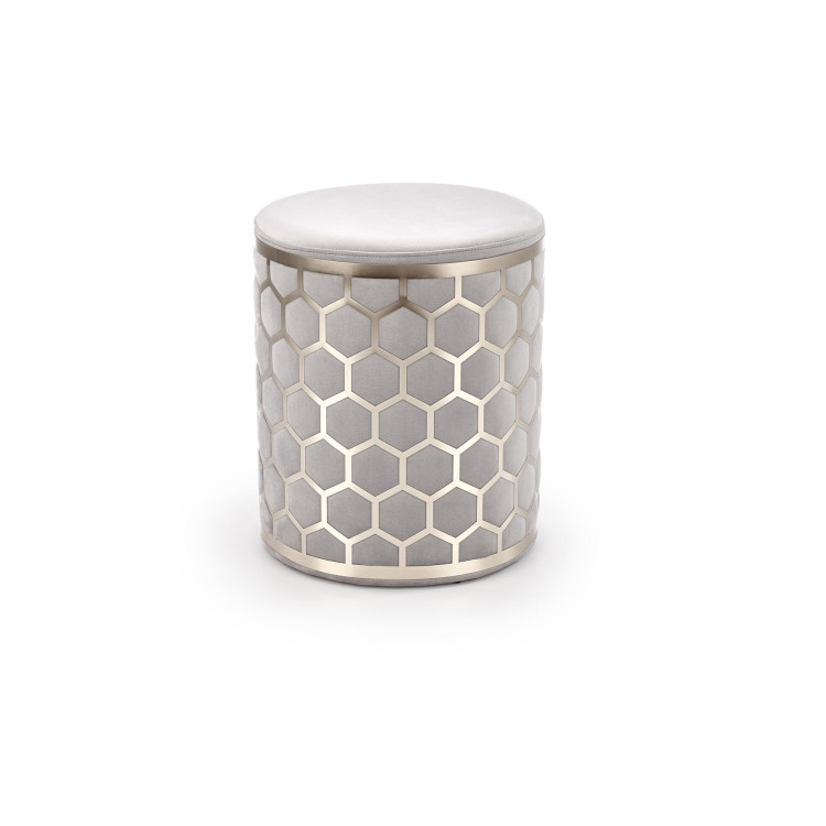 ACQUA. Elegante pouf glamour moderno
