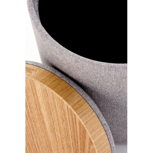 AVIKO. Set di due pouf con contenitore