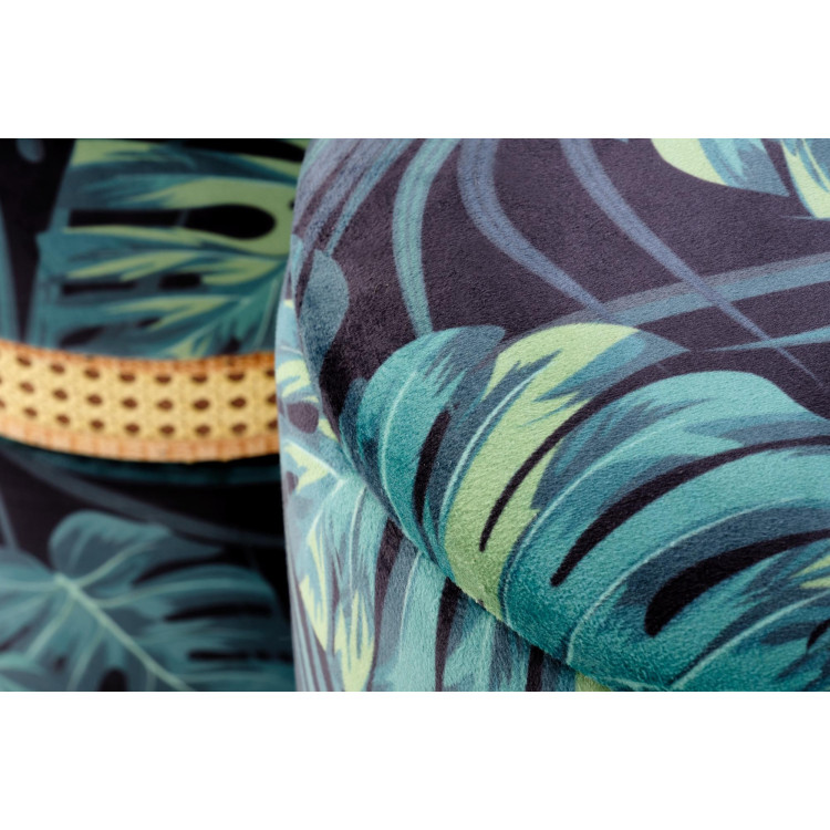 CONGO. Set di 2 pouf, multicolori.