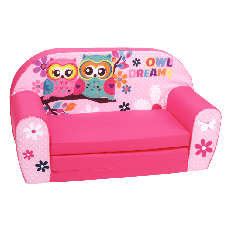 Mini sofa, divanetto apribile  Pink Owl.