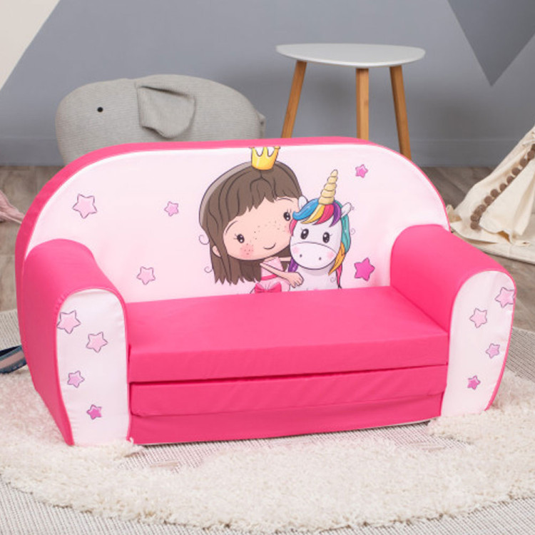 Mini sofa, divanetto apribile  Princess Unicorn