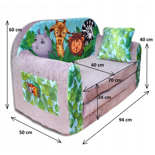 Mini sofa, divanetto apribile 2