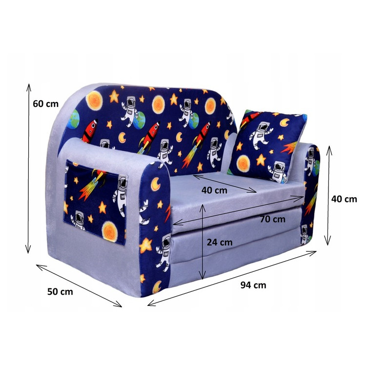 copy of Mini divanetto apribile in peluche...