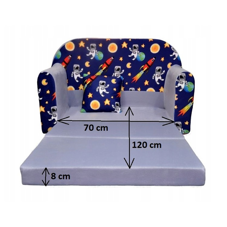 copy of Mini divanetto apribile in peluche...